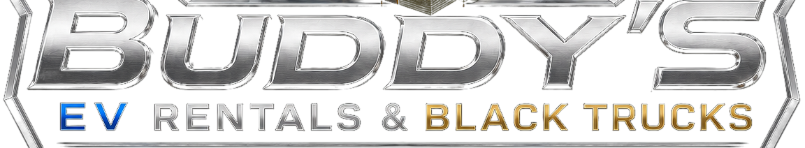 Buddy's EV Rentals and Black Trucks